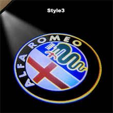 Load image into Gallery viewer, Alfa Romeo Compatible HD Door Welcome Light Puddle Light Micro Logo Projector Light Floor Light-Customizable