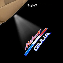 Load image into Gallery viewer, Alfa Romeo Compatible HD Door Welcome Light Puddle Light Micro Logo Projector Light Floor Light-Customizable