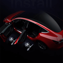 Load image into Gallery viewer, Alfa Romeo Compatible HD Door Welcome Light Puddle Light Micro Logo Projector Light Floor Light-Customizable