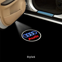 Load image into Gallery viewer, Audi Compatible HD Door Welcome Light Puddle Light Micro Logo Projector Light Floor Light-Customizable