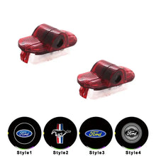 Load image into Gallery viewer, Ford Compatible HD Door Welcome Lights Puddle Lights Miniature Logo Projector Floor Lamp - Customizable