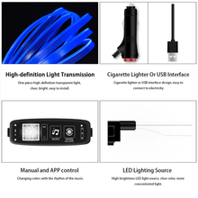 Load image into Gallery viewer, Greetlight LED Intelligent Voice Control Atmosphere Light Belt Set