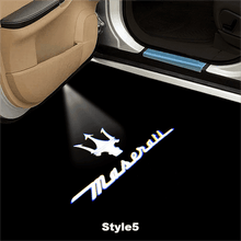 Load image into Gallery viewer, MASERATI Compatible HD Door Welcome Light Puddle Light Micro Logo Projector Light Floor Light-Customizable