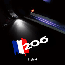 Load image into Gallery viewer, Peugeot Compatible HD Door Welcome Light Puddle Light Miniature Logo Projector Floor Lamp - Customizable