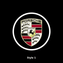 Load image into Gallery viewer, Porsche Compatible HD Door Welcome Light Puddle Light Micro Logo Projector Light Floor Light-Customizable