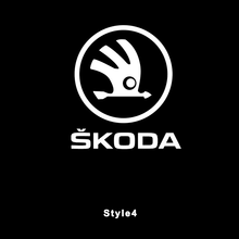 Load image into Gallery viewer, Skoda Compatible HD Door Welcome Light Puddle Light Micro Logo Projector Floor Lamp - Customizable