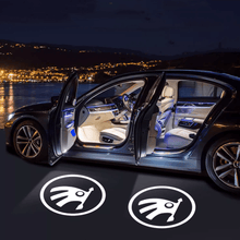 Load image into Gallery viewer, Skoda Compatible HD Door Welcome Light Puddle Light Micro Logo Projector Floor Lamp - Customizable