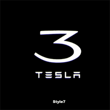 Load image into Gallery viewer, Tesla Compatible HD Door Welcome Light Puddle Light Micro Logo Projector Light Floor Light-Customizable