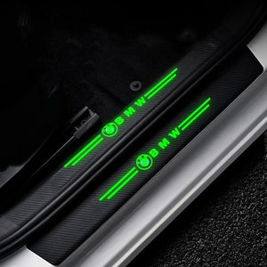 Car glow-in-the-dark door sill strip  ( 4PCS )