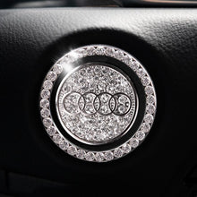 Load image into Gallery viewer, Car one-click start button fashion crystal logo sticker