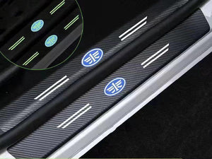 Car glow-in-the-dark door sill strip  ( 4PCS )
