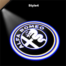 Load image into Gallery viewer, Alfa Romeo Compatible HD Door Welcome Light Puddle Light Micro Logo Projector Light Floor Light-Customizable
