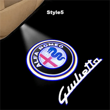 Load image into Gallery viewer, Alfa Romeo Compatible HD Door Welcome Light Puddle Light Micro Logo Projector Light Floor Light-Customizable
