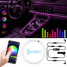 Load image into Gallery viewer, Greetlight LED Intelligent Voice Control Atmosphere Light Belt Set
