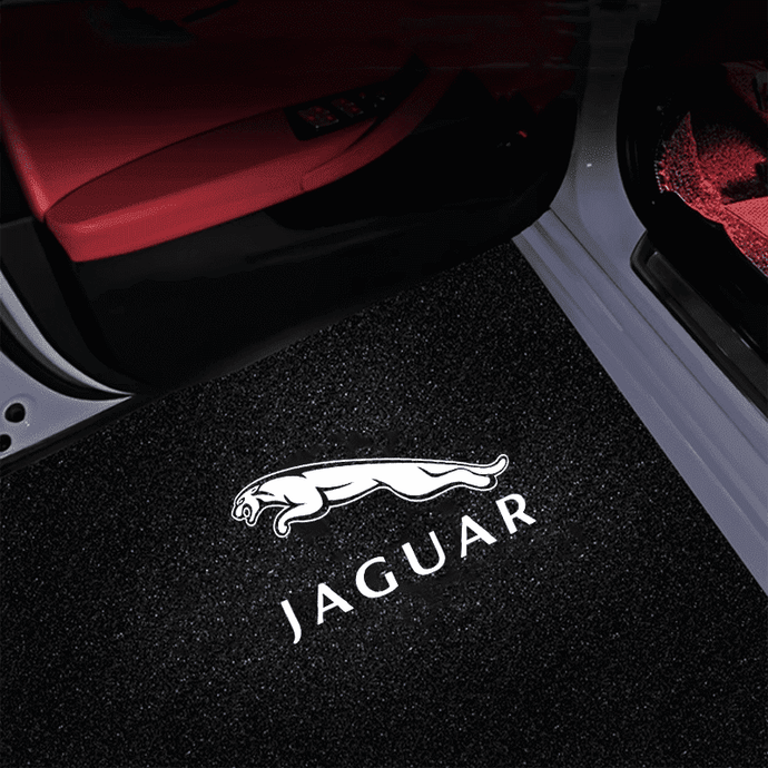 Jaguar Compatible HD Door Welcome Lights Puddle Lights Miniature Logo Projector Floor Lamp - Customizable