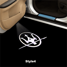 Load image into Gallery viewer, MASERATI Compatible HD Door Welcome Light Puddle Light Micro Logo Projector Light Floor Light-Customizable
