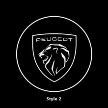 Load image into Gallery viewer, Peugeot Compatible HD Door Welcome Light Puddle Light Miniature Logo Projector Floor Lamp - Customizable
