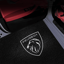 Load image into Gallery viewer, Peugeot Compatible HD Door Welcome Light Puddle Light Miniature Logo Projector Floor Lamp - Customizable
