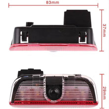 Load image into Gallery viewer, Porsche Compatible HD Door Welcome Light Puddle Light Micro Logo Projector Light Floor Light-Customizable
