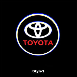 Toyota Compatible HD Door Welcome Light Puddle Light Micro Logo Projector Light Floor Light-Customizable