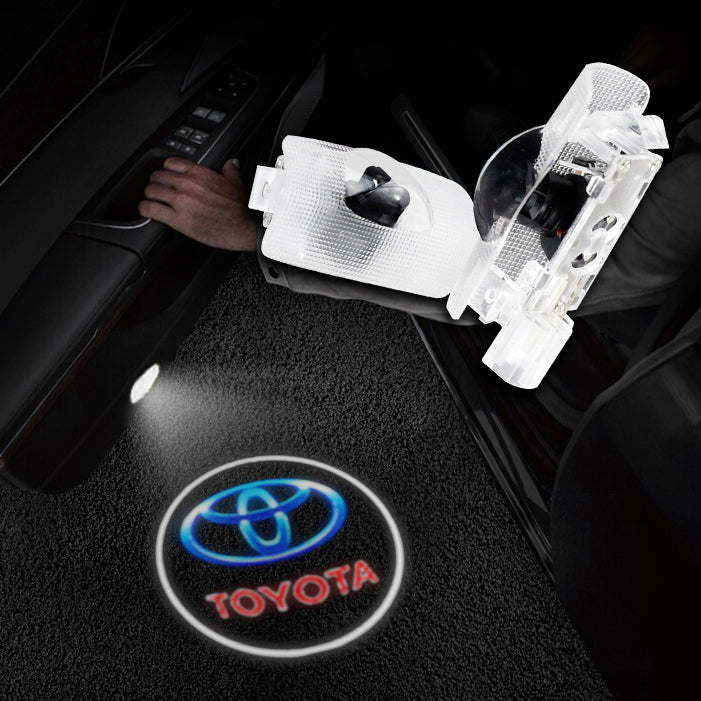 LED Car Door Projector Fit Toyota Welcome Car logo Light Wireless