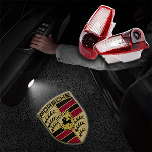 LED Car Door Projector Fit Porsche Welcome Car logo Light Wireless