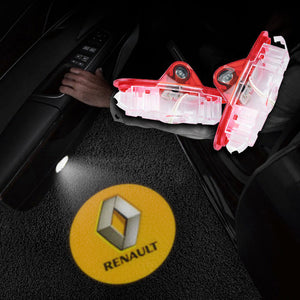 LED Car Door Projector Fit Renault Welcome Car logo Light Wireless