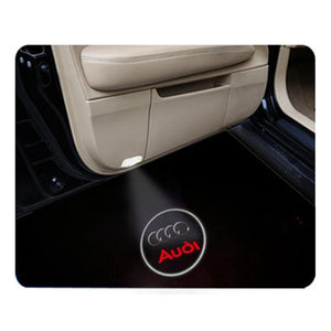 LED Car Door Projector Fit Audi Welcome Car logo Light Wireless #2