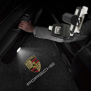 LED Car Door Projector Fit Porsche Welcome Car logo Light Wireless #2